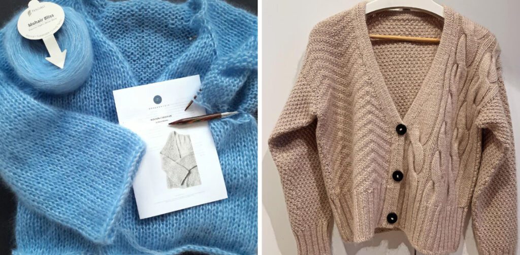 Women's Estelle Mohair Sweater In Ice Blue