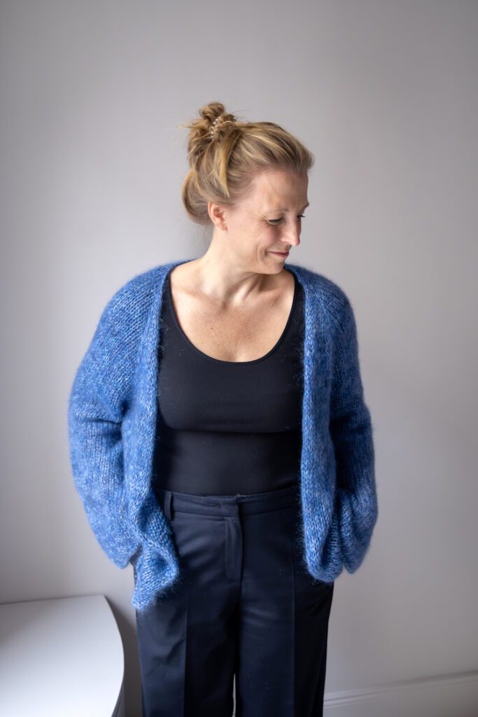 Women's Estelle Mohair Sweater In Ice Blue